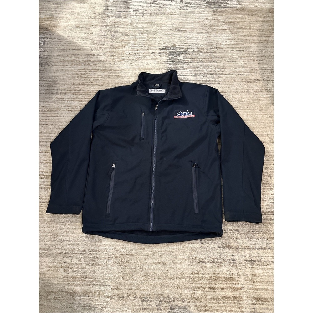 Cintas Expedition Soft Shell Jacket Adult Sz M(T) Logo Outdoor Full-Zip Workday